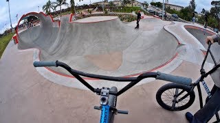 Riding BMX at Unreal California Skateparks [upl. by Bergwall]