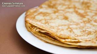 Crepes Simples [upl. by Bajaj]