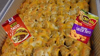 Tater Tot Casserole Easy Recipe [upl. by Ikaz]