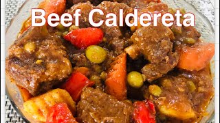 KAPAMPANGAN KALDERETANG BAKA  BEEF CALDERETA [upl. by Aissatan424]