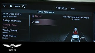 ADAS Alerts  Genesis G80 and GV80  HowTo  Genesis USA [upl. by Service402]