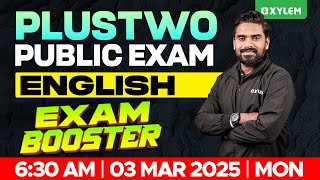 Plus Two Public Exam English  Exam Booster  Xylem Plus Two [upl. by Leuqer]