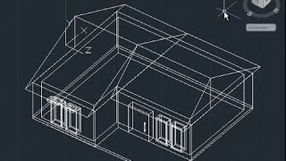 AutoCAD 3D House Modeling Tutorial Beginner Basic [upl. by Julius]