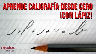 ➡️ APRENDER CALIGRAFÍA DESDE CERO  Pauta PDF [upl. by Kcirdlek]