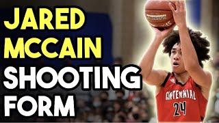 Jared McCain Basketball Shooting Form [upl. by Delano]