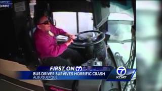 Bus driver survives horrific crash [upl. by Vannie]