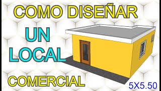 COMO HACER UN LOCAL COMERCIAL 30 METROS [upl. by Eem]