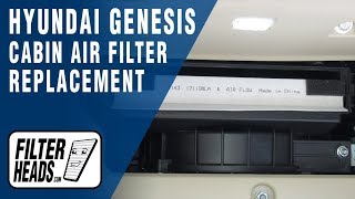 How to Replace Cabin Air Filter 2015 Hyundai Genesis  AQ1143 [upl. by Tien354]