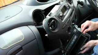 How To Remove Toyota Yaris Head Unit CD Player [upl. by Lateh]