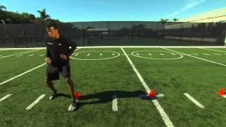 Cone Drills  Footwork Agility amp Acceleration Series  IMG Academy 6 of 6 [upl. by Rubia]