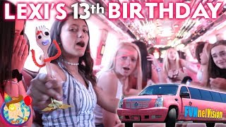 TEENAGER YEARS LEXIs 13th BIRTHDAY Party FV Family Bday Vlog [upl. by Enytsirhc]