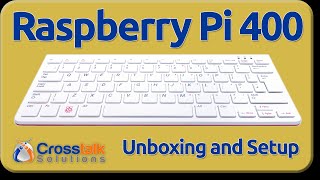 Raspberry Pi 400  Unboxing and setup [upl. by Yorke355]