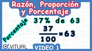 Razón Proporción y Porcentaje  Video 1  ACT Preálgebra [upl. by Elcin78]