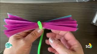 How To Make a Tissue Paper Flower [upl. by Griswold396]