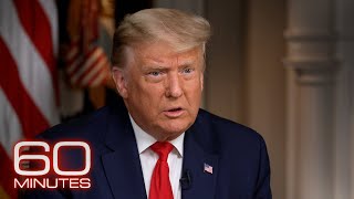 President Donald Trump The 60 Minutes 2020 Election Interview [upl. by Htidra]