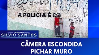 Pichar muro  Câmeras Escondidas 221119 [upl. by Medeah]