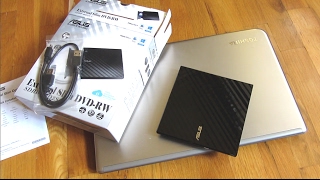 ASUS Slim External USB DVDRW Unboxing [upl. by Delanos]