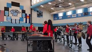 Arvada high School winter percussion 2023 [upl. by Yeliab]