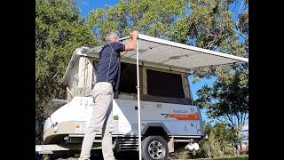 Aussie Traveller Coolabah Awning Setup [upl. by Bernhard]