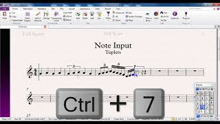 Sibelius 75 Tutorial Series No5  Triplets and Tuplets [upl. by Auqinom623]