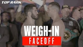 Beterbiev vs Gvozdyk Weighin amp Faceoff [upl. by Sophey]