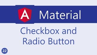 Angular Material Tutorial  22  Checkbox and Radio Button [upl. by Miru]