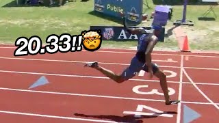 16YearOld Drops 2033 200m National Record [upl. by Riti]