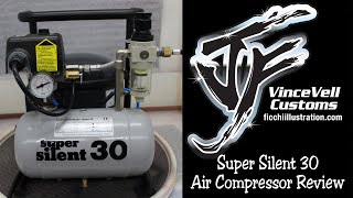 Super Silent 30 Airbrush Compressor Review [upl. by Dominique]