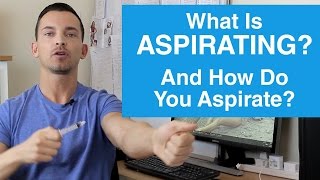 What Is Aspirating And How Do You Aspirate [upl. by Adorne]