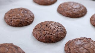 Fudgy Brownie Cookies Recipe [upl. by Basilius]