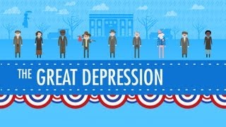 The Great Depression Crash Course US History 33 [upl. by Morrell19]