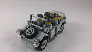 LEGO WW2 Kübelwagen Instructions  HD [upl. by Chun]