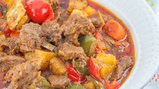 Kalderetang Kambing Goat Stew [upl. by Zurc829]