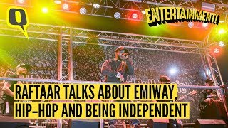 Raftaar talks about Emiway Bantai HipHop and being an Independent artist The Quint [upl. by Tiossem756]