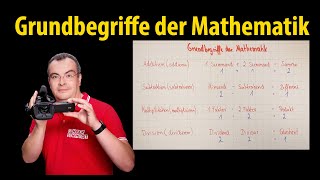 Grundbegriffe der Mathematik Summe Differenz Produkt Quotient  Lehrerschmidt [upl. by Vonni481]