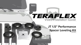 JT 15quot Performance Spacer Leveling Kit Install  TeraFlex [upl. by Penthea]