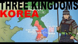 Korean Three Kingdoms Period explained History of Korea [upl. by Newel34]