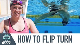 How To Flip Turn  Freestyle Swimming Tips For Beginners [upl. by Dacey463]