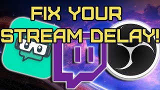 How To Fix TWITCH STREAM DELAY Streamlabs OBS [upl. by Hselin611]