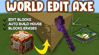 Minecraft World Edit Axe Tutorial [upl. by Nomsed]