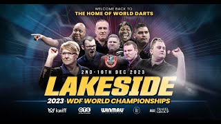 WDF World Darts Championship Live Session 17 [upl. by Stultz]