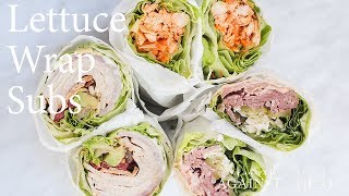 Lettuce Wrap Subs Recipe  Danielle Walker [upl. by Lyon653]