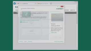 Kaspersky Internet Security 2015  Sicherer Zahlungsverkehr [upl. by Ahsirek]