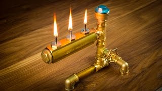 DIY Steampunk Industrial Pipe Oil Lamp [upl. by Gareth]