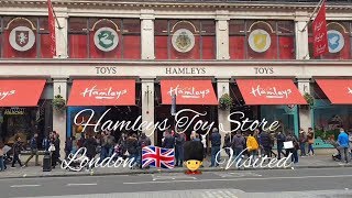 Tour of London  Hamleys Toy Shop [upl. by Ohcamac839]