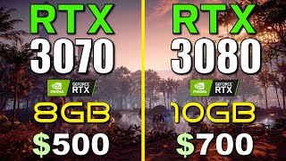 RTX 3070 vs RTX 3080  Test in 4K  How Big is The Difference [upl. by Chancey]