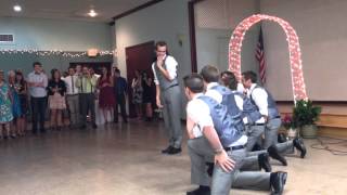 Brides Surprise  Awesome Groomsmen Dance [upl. by Tracey724]