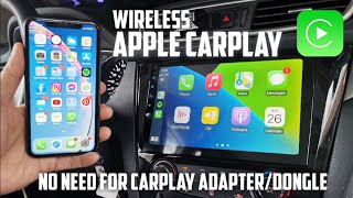 WIRELESS APPLE CARPLAY  No need to buy adapter or dongle [upl. by Munniks]