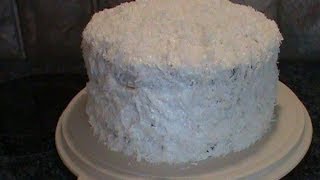 OldFashion 1950s Coconut Layer Cake [upl. by Sydel]