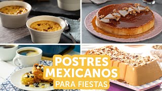 Postres mexicanos para fiestas  Kiwilimón [upl. by Atnuhs]